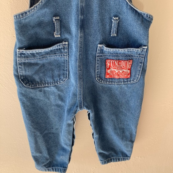 Vintage Fun Duds 100% Cotton Overalls - Picture 6 of 8